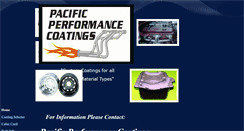 Desktop Screenshot of pacificperformancecoatings.com